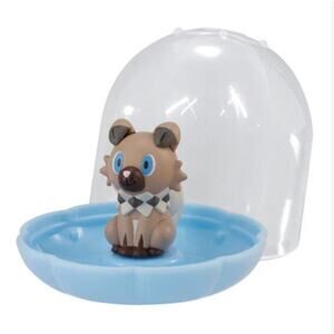 Japan POKEMON Rockruff Figurine Capsule Toy
